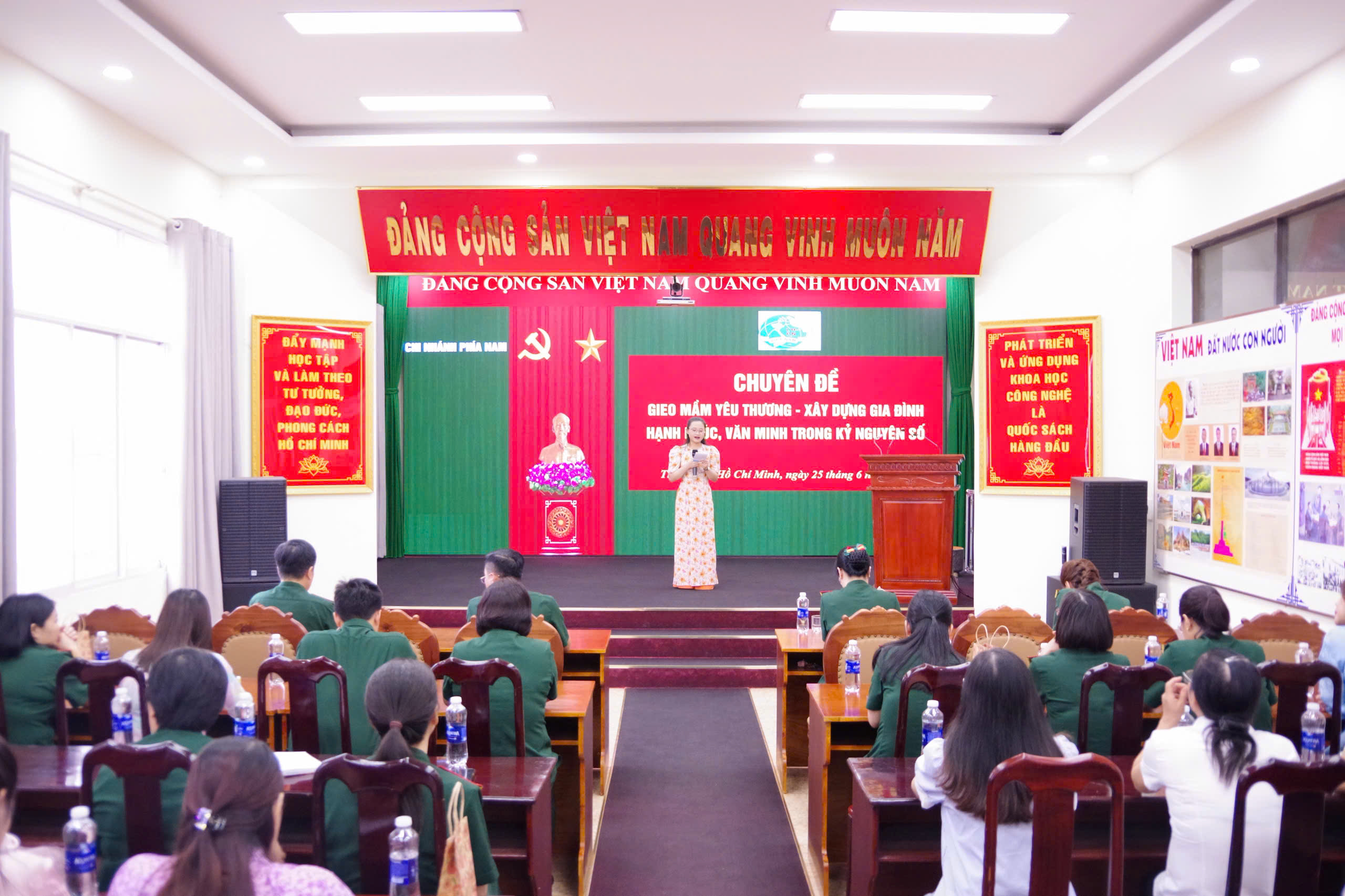 Hội Phụ nữ Chi nhánh Phía Nam tổ chức sinh hoạt chuyên đề nhân kỷ niệm 25 năm Ngày Gia đình Việt Nam 
