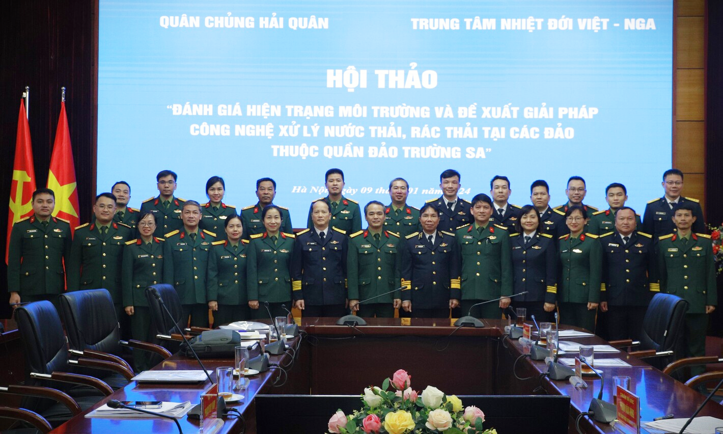 Hội thảo Đánh giá hiện trạng môi trường và đề xuất giải pháp công nghệ xử lý nước thải, rác thải tại các đảo thuộc Quần đảo Trường Sa
