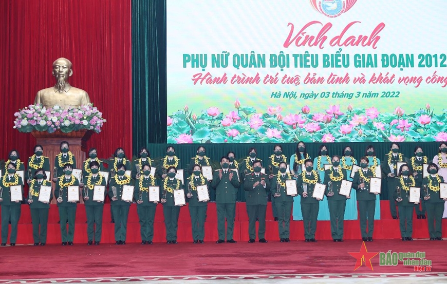 Vinh danh 378 cá nhân Phụ nữ Quân đội tiêu biểu giai đoạn 2012 - 2022